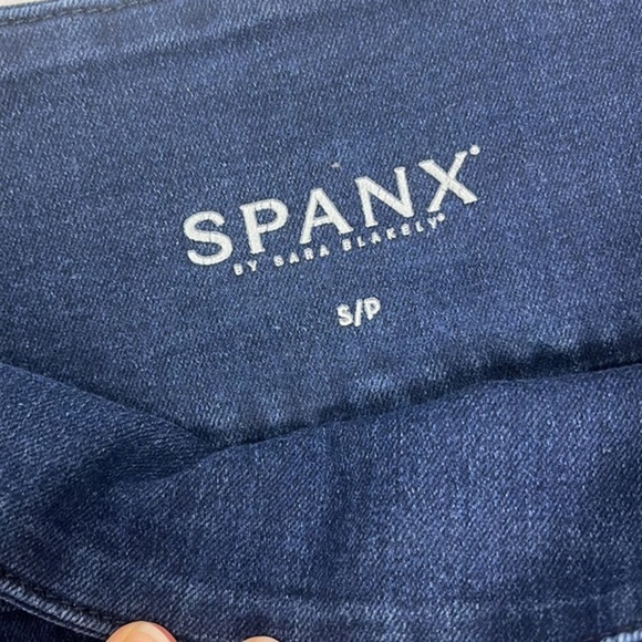 Spanx Alexia Indigo High Rise Slim Fit Jeans Leggings by Sara Blakely Size S/P - Picture 9 of 10